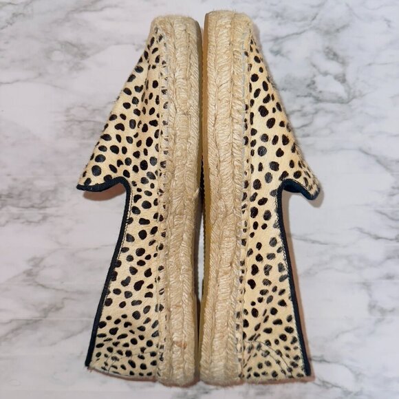 Soludos Women's Animal Print Slip On platform Espadrille Shoes size US 8 - Picture 9 of 10